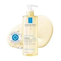 La Roche-Posay Lipikar Dusch- & Badeöl AP+, Rückfettendes Dusch- und Badeöl bei sehr trockener und zu Neurodermitis neigender Haut, Juckreizmildernd, Hautberuhigend und Feuchtigkeitsspendend, 400 ml