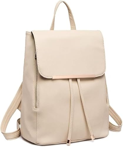 Miss Lulu Zaino Donna Nero, Cuoio Duro Impermeabile, Anti-taccheggio Chiusura a Cordino Fibbia Magnetica, Città Moderno per Viaggi, Lavoro e Scuola