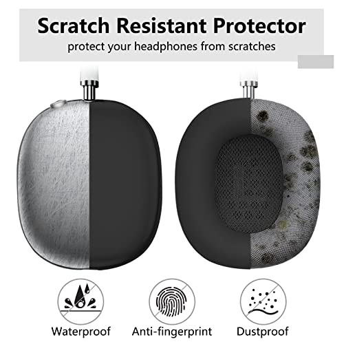 Aiaabq For Airpods Max Case Cover,Anti-Scratch Ear Pad Case Cover/Ear Cups Cover/Headband Cover For Airpods Max, Accessories Soft Silicone Skin Protector For Apple Airpods Max #TOP3