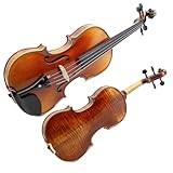 Professionelle Violinen Professionelle Handgefertigte Violine Im Vintage-Stil Aus Natürlichem Ahornholz Inklusive Hartschalenkoffer Und Zubehör(3-4)