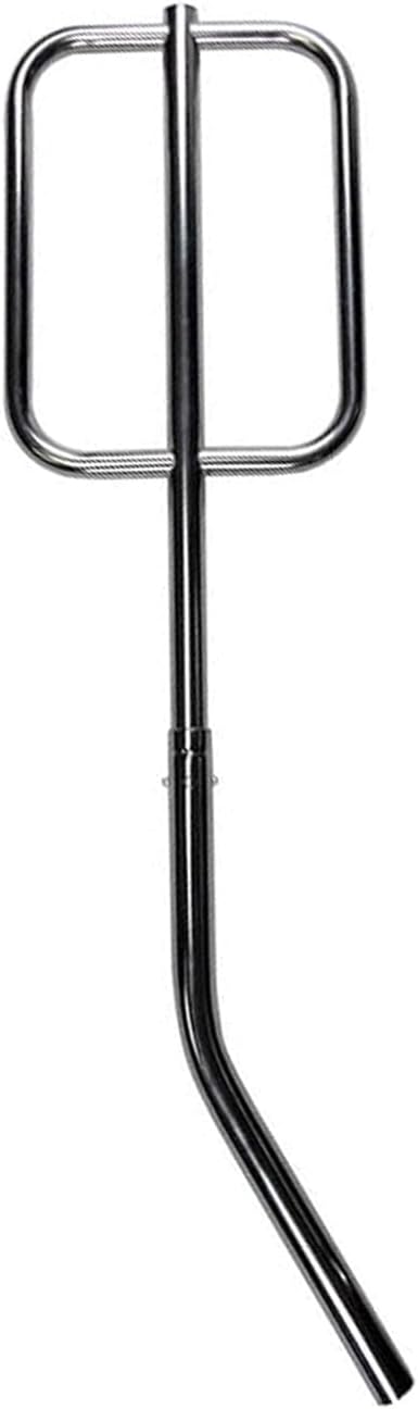 Stainless Steel Boat Boarding Handle - Rod Holder Mounted, No-Drill Installation, Convenient Step Assist for Split-Hull Boats