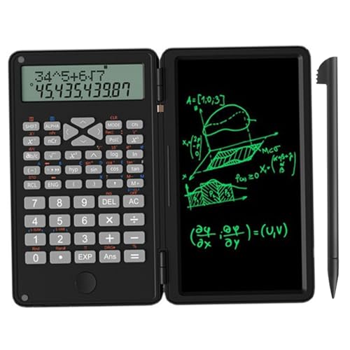 Calculadora científica con Tableta de Escritura borrable Calculadora financiera Digital