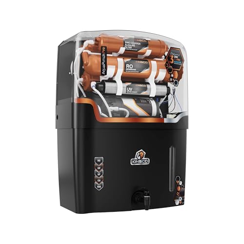 Kinsco Aqua Punch Pro With ISI Mark RO+UV+UF+TDS Adjuster 18 L RO + UV + CU Guard + Alkaline Enhancer + Mineral Water Purifier (Black) view 2