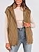 PRETTYGARDEN Women's 2025 Fall Spring Vest Casual Sleeveless Hooded Zip Up Jacket Trendy Winter Coat Outerwear (Camel,Large)