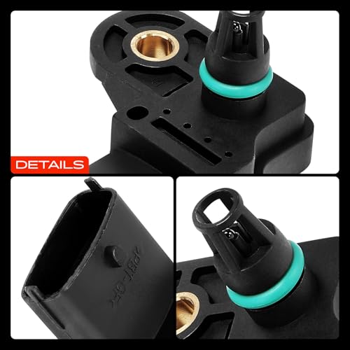 Frankberg 1x Ladedruck Sensor Kompatibel mit 500 312 0.9L-1.2L 2009-2024 Meriva X03 1.2L 2003-2010 Ducato 250 2.0L-3.0L 2006-2024 169 1.2L 2006-2013 Replace# 68031593AA