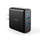 Anker PowerPort Speed 2 (39.5W USB急速充電器)【PSE技術基準適合/PowerIQ搭載 / QC3.0対応】 iPhone, iPad, Galaxy S9, Xperia XZ1,その他Android各種対応