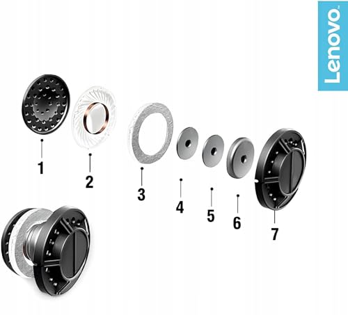 LENOVO CASQUE BLUETOOTH AVEC MICROPHONE HD800 HD800BLK - vue 10