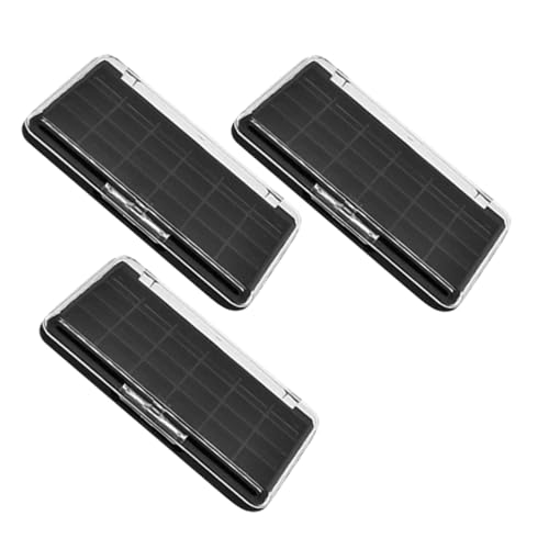 BESTYASH 3Piezas Caja De Reemplazo Ojos DIY De Maquillaje De Bricolaje Con Compartimentos Organizador De Cosméticos Portátil y Transparente Para Labiales y Sombras