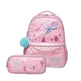 Kit Escolar Lilica Ripilica Charming Mochila + Estojo Triplo - Pacific