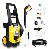 Aceup Energy 4000 PSI Portable Electric Pressure Washer Lightweight Power Washer for Cars Fences Patios Driveways