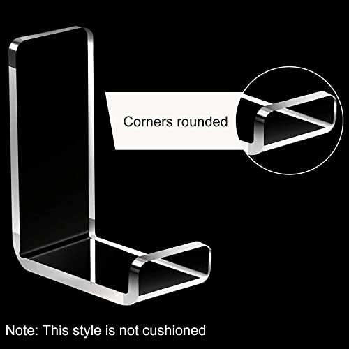 Image of Parikshit Sublimation 4 Pcs Headphone stand holder hanger for table desk and Wall Mount self Adhesive