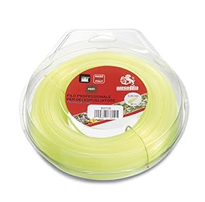 AUSONIA - 83735 Faden für Rasentrimmer Motorsense sechseckige Form gelb 4,0 mm x 32 m