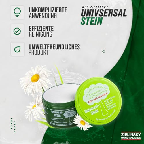 Universalstein grüner weißer Reinigungsstein Putzstein Reiniger Stein Größe I 650 g – Ansicht 6
