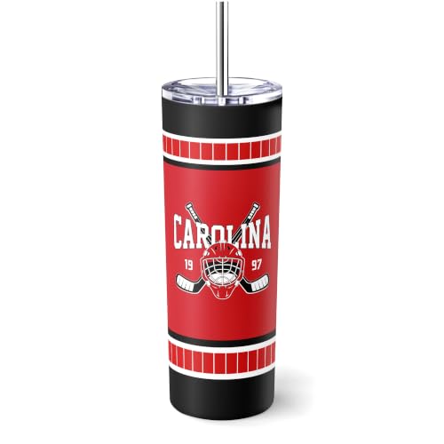 Image of ANTKING Carolina Tumbler 20oz Travel Mug Custom Name Number Gifts | Stainless Steel Insulated Coffee Cup for Men Women
