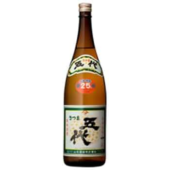 Amazon.co.jp: 山元酒造 さつま五代 芋焼酎 瓶 25度 [ 焼酎