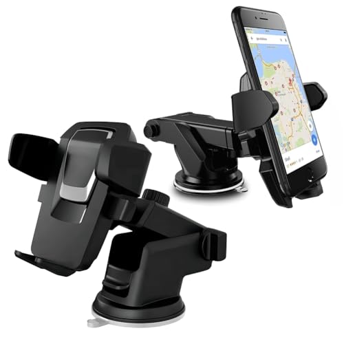 Suporte De Celular Para Carro Universal Veicular Para Gps Smartphone 360° C/Ventosa que Gruda no Pai