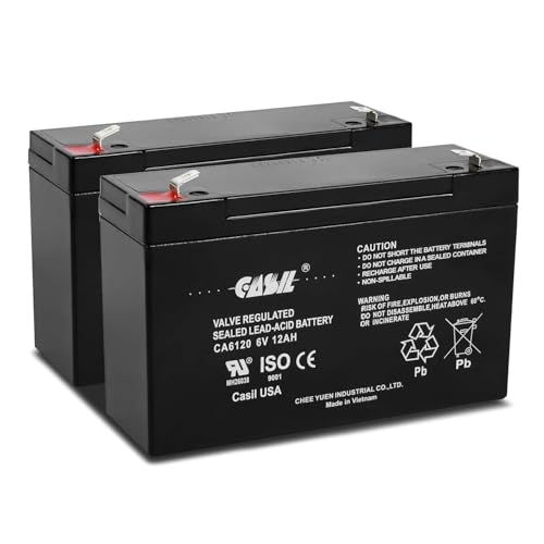 Casil CA6120 6V 12Ah Battery