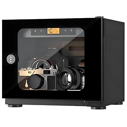 Electronic Moisture-proof Box, 20l/30l/40l/50l Dry Cabinet Camera Digital Control Dehumidifier With Password Lock, Led Lights & Humidity Adjustment, Drying Oven For Camera Lens Equipment Storage 20L