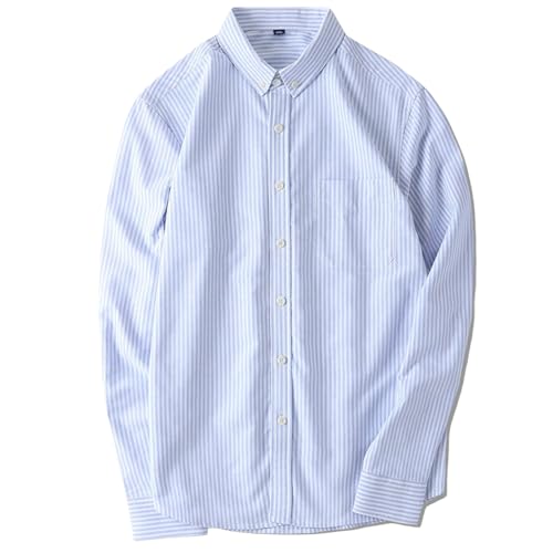 Chemise Oxford rayée slim fit homme pour éviter la chaleur tout en restant chic