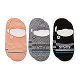 Lot de 3 paires. Stance Basic Lot de 3 No Show, P che p le, 3-5.5