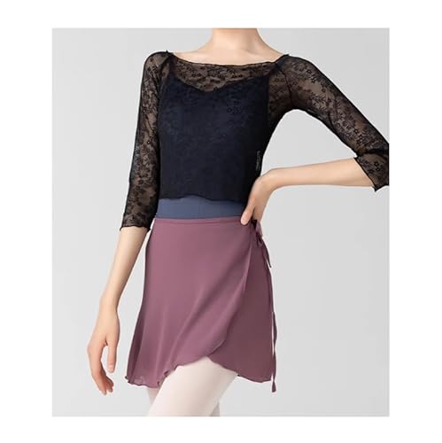 プロダンス ProDance U字型7分袖メッシュトップス PT017BE