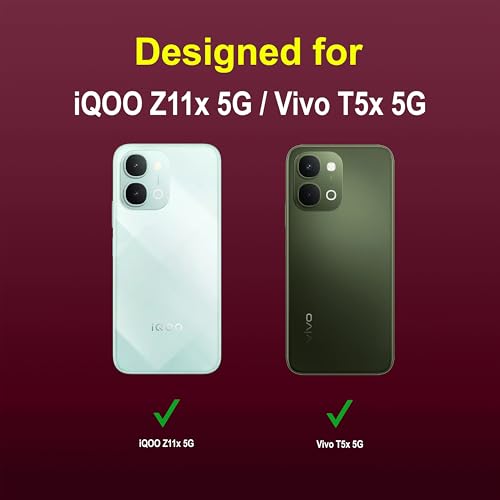 Image of Zapcase Back Case Cover for iQOO Z11x 5G | Compatible for iQOO Z11x 5G Back Cover | Liquid Silicon Magic Case with Camera Protection | Plum