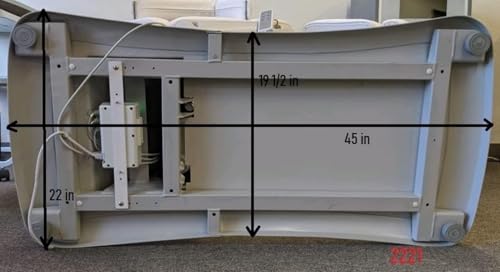 GreenLife - Silverfox 3 Motor Luxury Electric Facial Chair Facial Bed Table Spa Salon Beauty Bed Equipment Electric Professional Medical Spa Care Beauty Bed Adjustment - 2221D (White) - Image 4