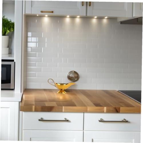 Salsiera in Acciaio Inossidabile Addensata Barattolo per Salsa e Condimenti Multiuso Elegante Gravy Boat Oro per Casa e Ristorante Dispenser per Salse di Bistecca Pepe e Insalata - immagine 6