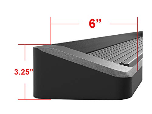 HD Ridez estribos running board 6" negro para Ford Explorer miniatura 3