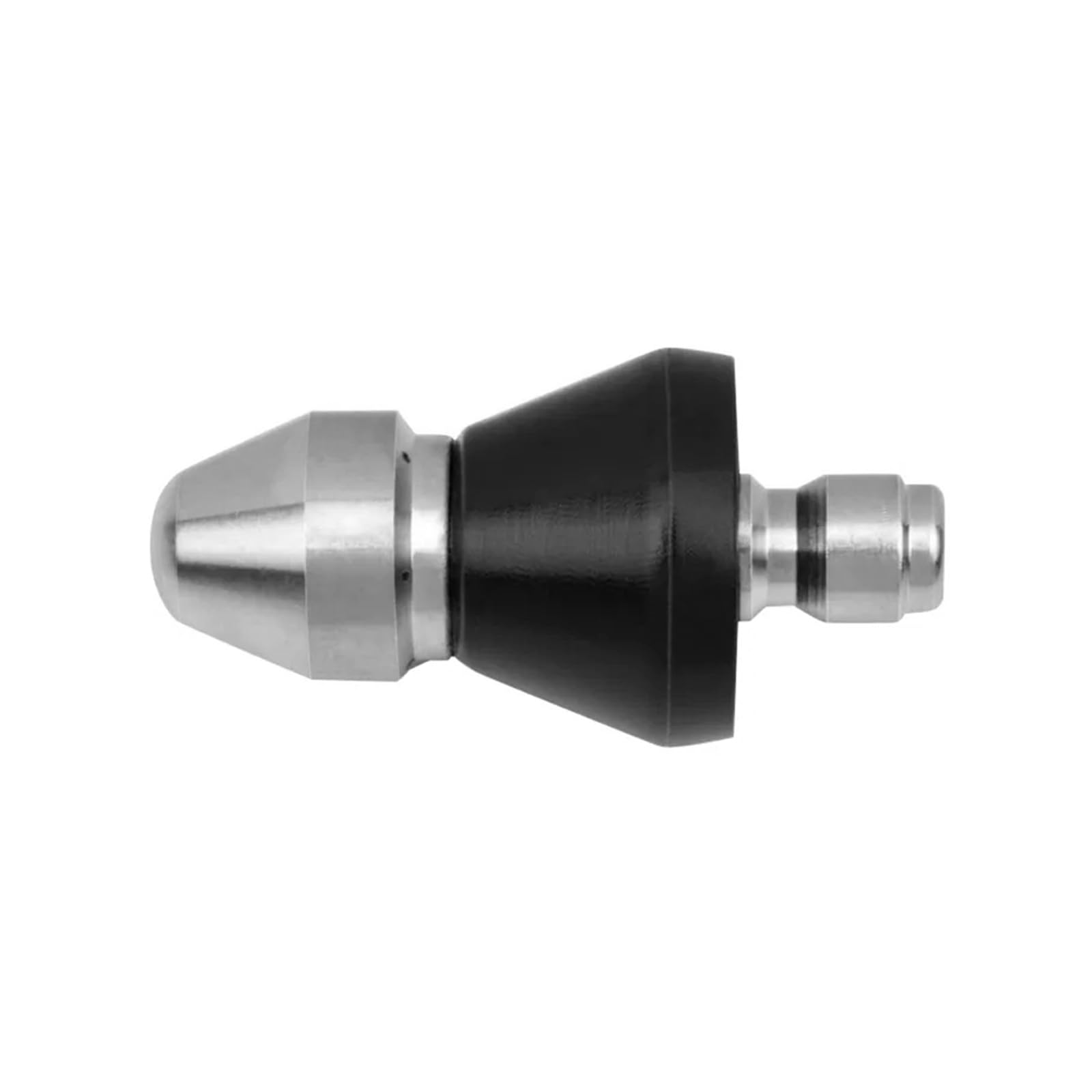 Sewer Cleaning Nozzle, Pressure Washer Jetter Nozzle, Stainless Steel Drain Jetting Nozzle Sewer Jetter Kit (1+ 6 Holes)