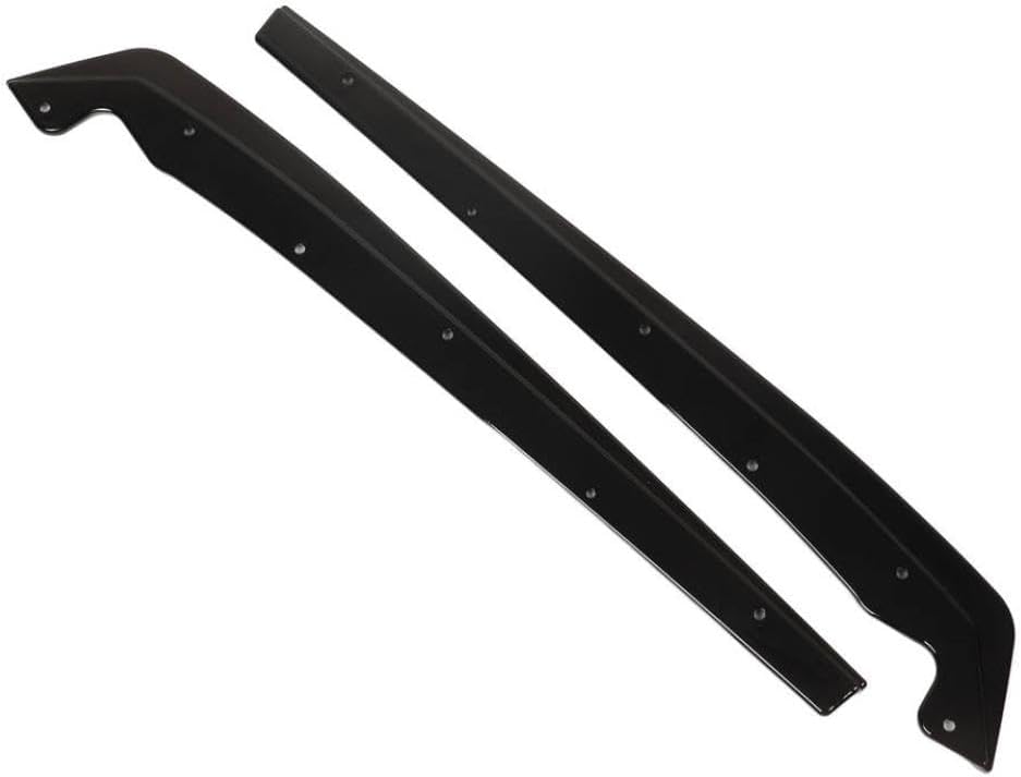 1 Pair Glossy Black Rear Bumper Side Splitters Flaps Corner Guard Protector ABS Compatible with 5 Series G30 G31 M Sport 2017-2022