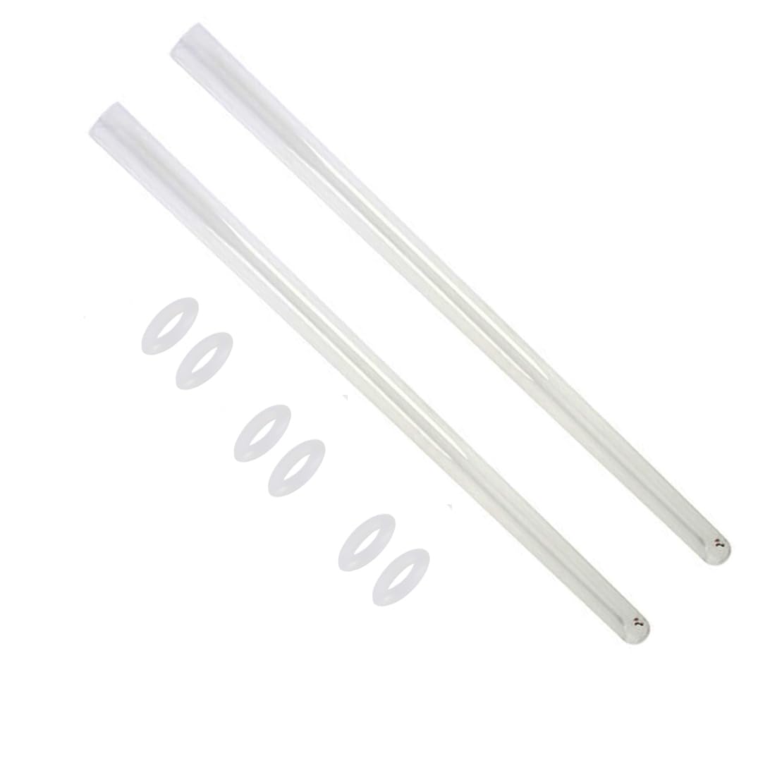 HQUA-OWS-12Q Quartz Sleeve for 12GPM Water Purifier Sterilizer, 2 Pack