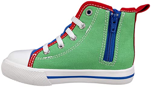 Sesame Street Elmo Shoes, Hi Top Sneaker with Laces, for Toddlers and Kids, Size 6 to 124