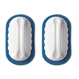 Skylarlife Scouring Pad Brush Cleaning Scrub with Handle Abrasive Pad for Grout Tile Shower and Sink