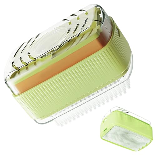 Caja de jabón, cepillo de limpieza con dispensador de jabón, Organización portátil para vajilla y ducha baño de viaje casa
