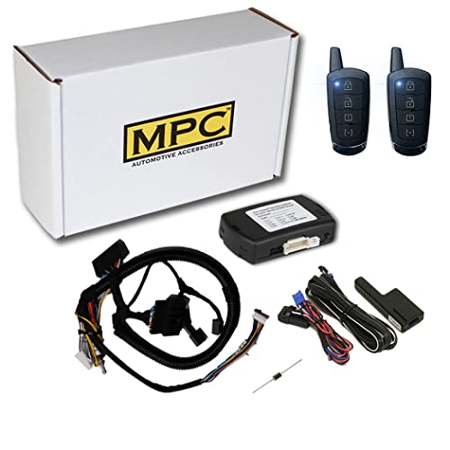 MPC Complete 4-Button Remote Start Kit Compatible with 2008-2011 Mazda Tribute - T-Harness - Includes (2) 4-Button Extended Range Remotes - Up to 3,000 ft - Firmware Preloaded - USA Tech Support