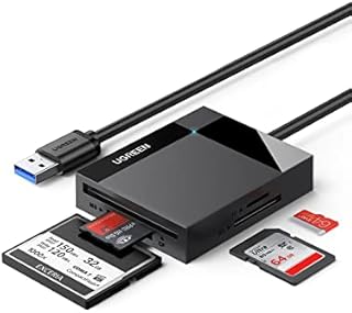 UGREEN SD Card Reader 4 in 1 Multi USB 3.0 Micro SD Memory Card Adapter for External Camera Photo SD SDXC SDHC TF MicroSD Micro SDXC Micro SDHC MS CF Compact Flash UHS-I Cards for PC Computer Mac
