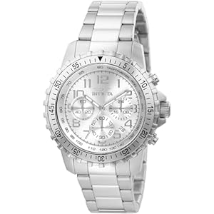 Invicta Men’s Specialty Quartz Watch with Stainless Steel Band, Silver (Model: 6620)