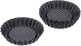 Original Kaiser Classic Mini torteletki 6 sztuk, foremki do tarty, 10 cm, małe, z powłoką zapobiegającą przywieraniu