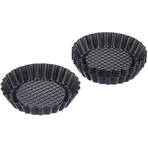 Original Kaiser Classic Mini Torteletts 6 Stück, Tartelette Förmchen 10 cm, Tarteform klein, Tortelettförmchen antihaftbeschichtet Cover