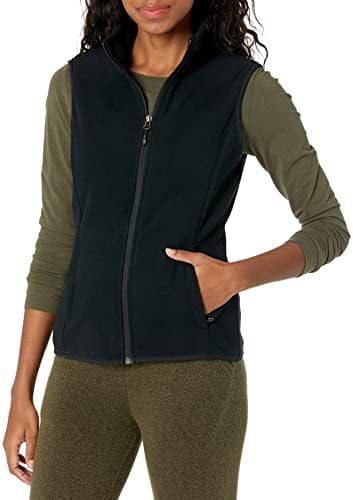 Amazon Essentials Women's Classic-Fit Sleeveless Polar Soft Fleece Vest (Available in Plus Size), Black, 3X