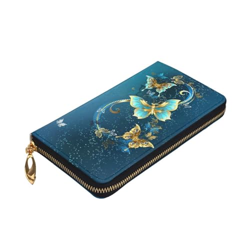 Portefeuille cuir imprimé papillon le cadeau chic mixte idéal - 3