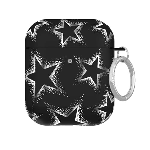 Coque AirPods pour femme joli boîtier rigide étoiles chromées cadeau idéal