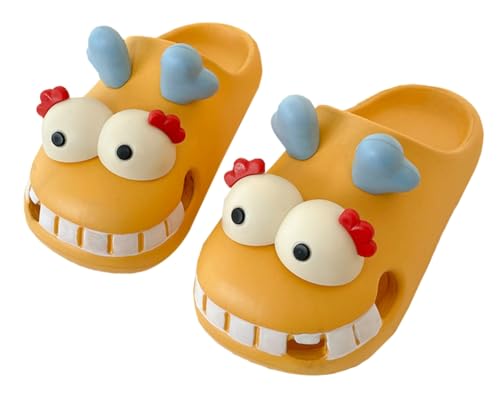 Summer Slippers for Women Funny Cartoon Dragon Platform Sandals Cute Indoor Outdoor Women Footwear Cozy Anti-slip Shoes