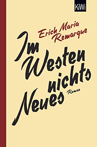 Im Westen nichts Neues: Roman. Ohne Material (German Edition)