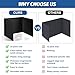 ZYINOZOC 24 Pack Desk Dividers for Students,3-Fold Privacy Screens,Testing Dividers for Classroom Waterproof,Plastic Easy Clean Privacy Shields for Student Includes Extra Labels