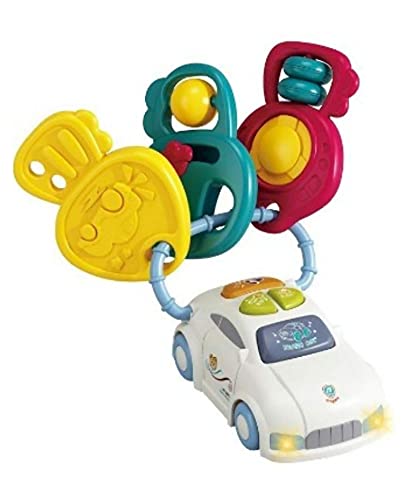 Globular Colorful Musical Car Rattle Toy for Baby Made in Safe Non-Toxic, Attractive Rattle for New Born Baby, Children and Toddlers Toy and Infant Products Activity Center, Best for Baby First Toys