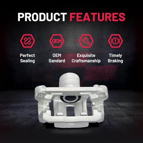 Image of BDFHYK 19-B2995 19-B2994 Rear Disc Brake Caliper Assembly Compatible with Nissan Frontier Xterra 2005-2022, Compatible with Suzuki Equator 2009-2012 2.4L 2.5L L4 3.8L 4.0L V6, Gas /Diesel /Flex 2pcs