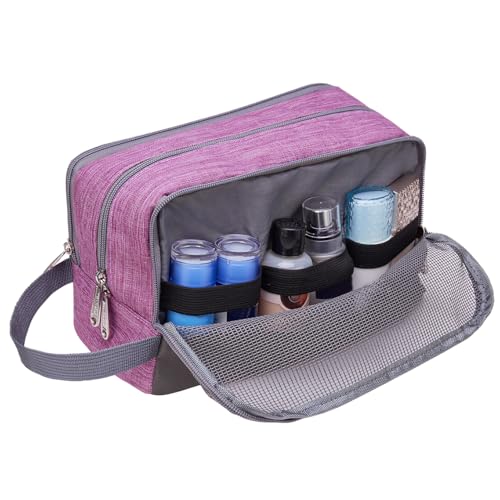 Image of WANDF Travel Toiletry Bag for Men, Small Dopp Kit for Toiletries
