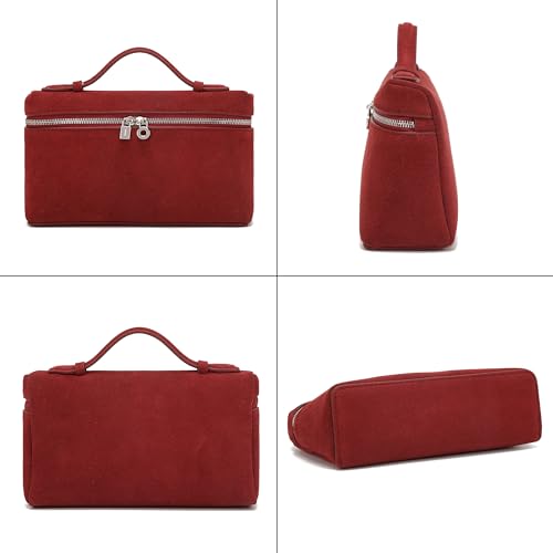 Image of Rejolly Crossbody Bag for Women Small Top-Handle Leather Pouch Purse Shoulder Handbag